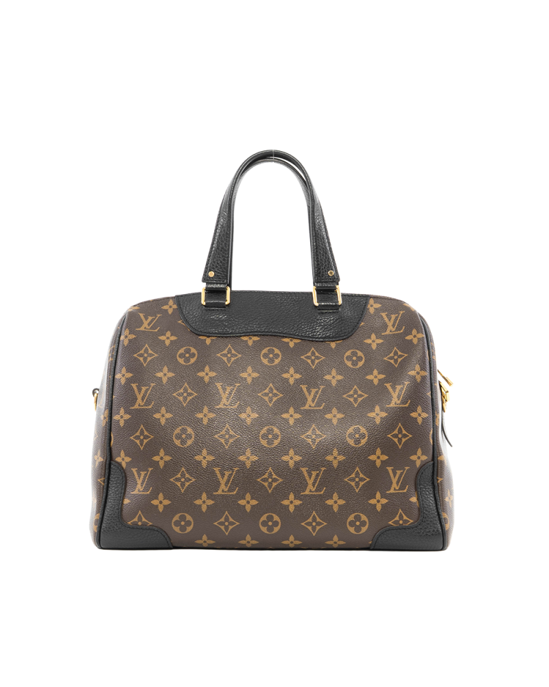 LV RETIRO MM BROWN BLACK MONOGRAM CANVAS GHW TJ1135 6159