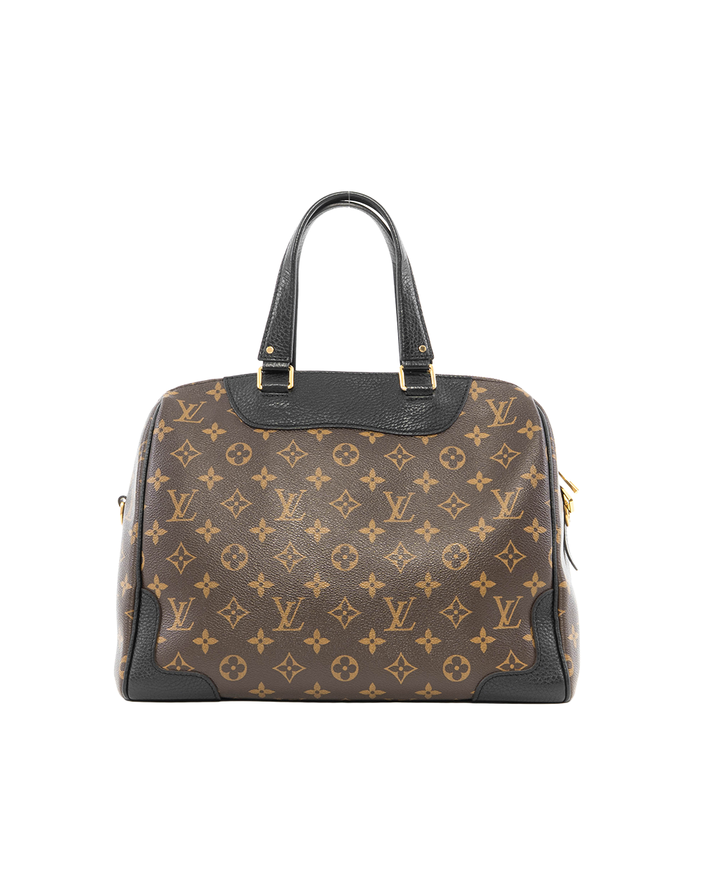 LV RETIRO MM BROWN BLACK MONOGRAM CANVAS GHW TJ1135 6159