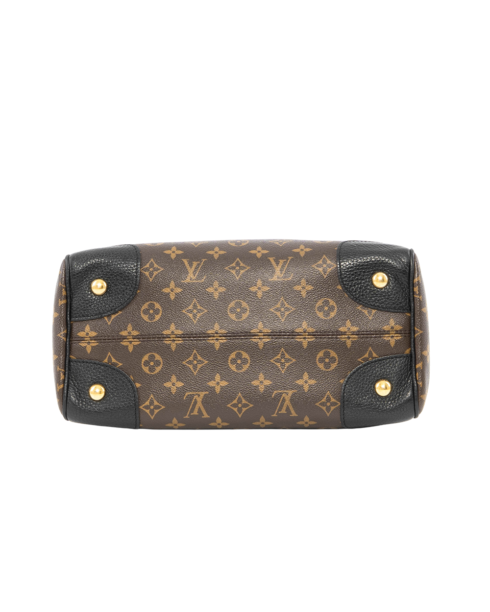 LV RETIRO MM BROWN BLACK MONOGRAM CANVAS GHW TJ1135 6164