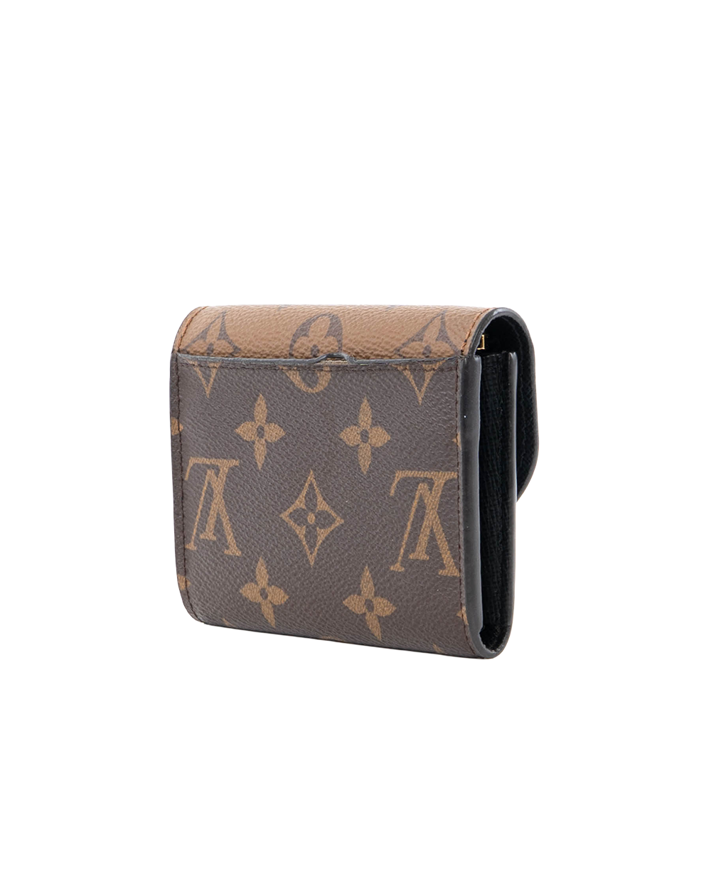 LV ROSALIE COIN SHORT BROWN MONOGRAM REVERSE GHW MICROCHIP 7260