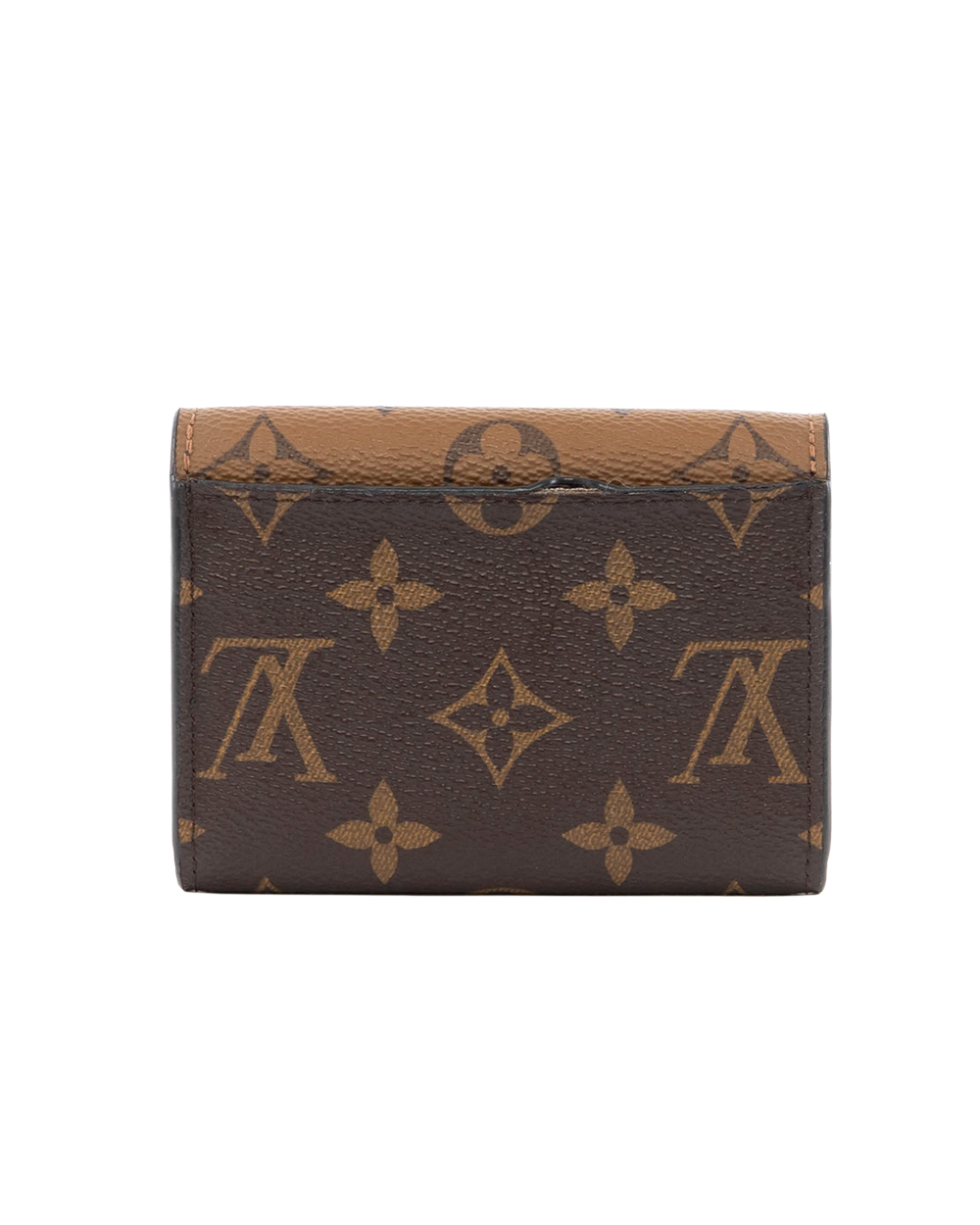LV ROSALIE COIN SHORT BROWN MONOGRAM REVERSE GHW MICROCHIP 7261