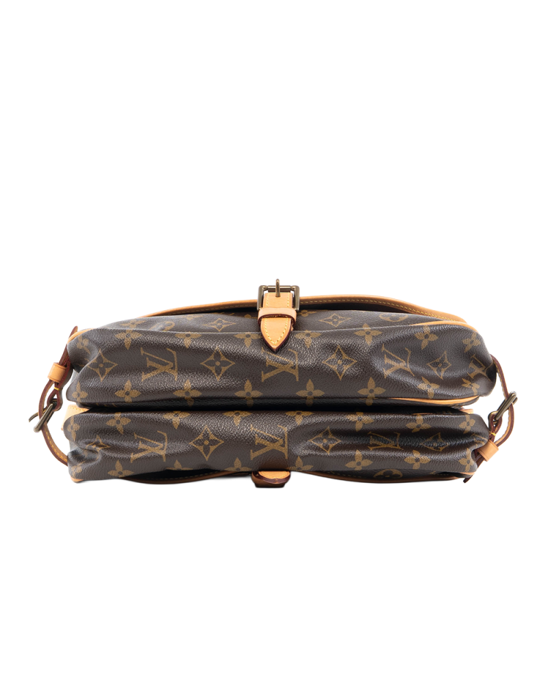 LV SAUMUR BROWN MONOGRAM CANVAS GHW MB2112 5577