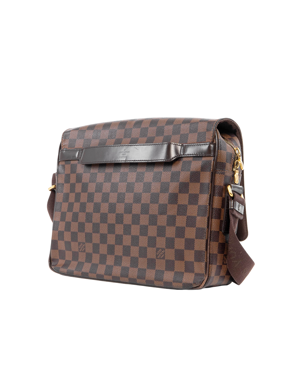 LV SHELTON MESSENGER BROWN DAMIER CANVAS GHW MI3162 0745