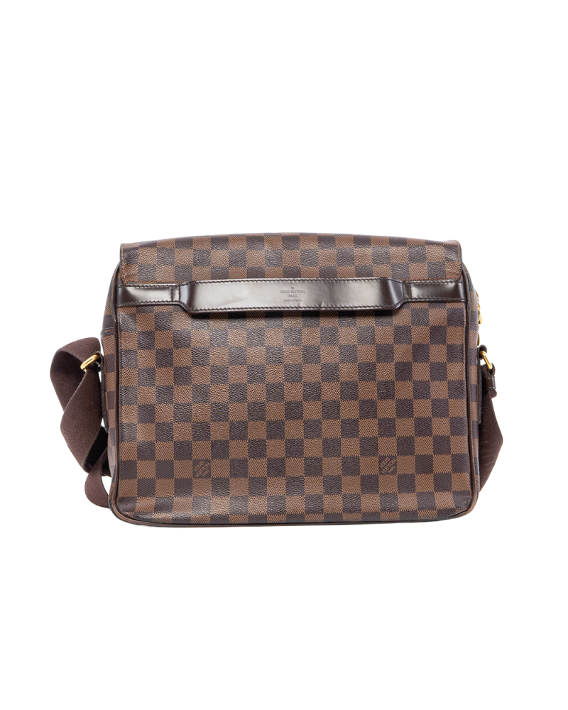 LV SHELTON MESSENGER BROWN DAMIER CANVAS GHW MI3162 0746