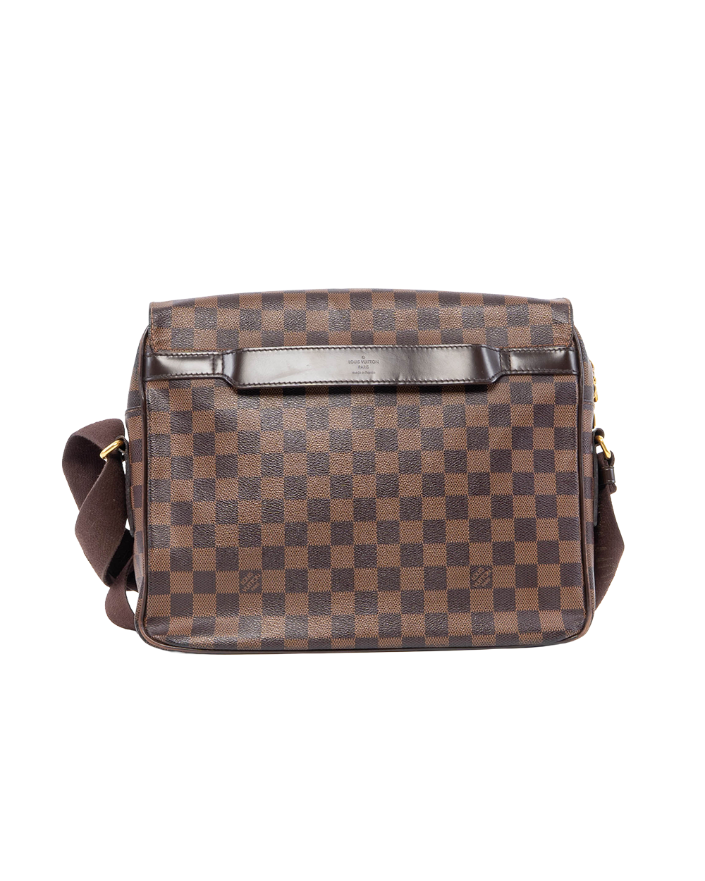 LV SHELTON MESSENGER BROWN DAMIER CANVAS GHW MI3162 0746
