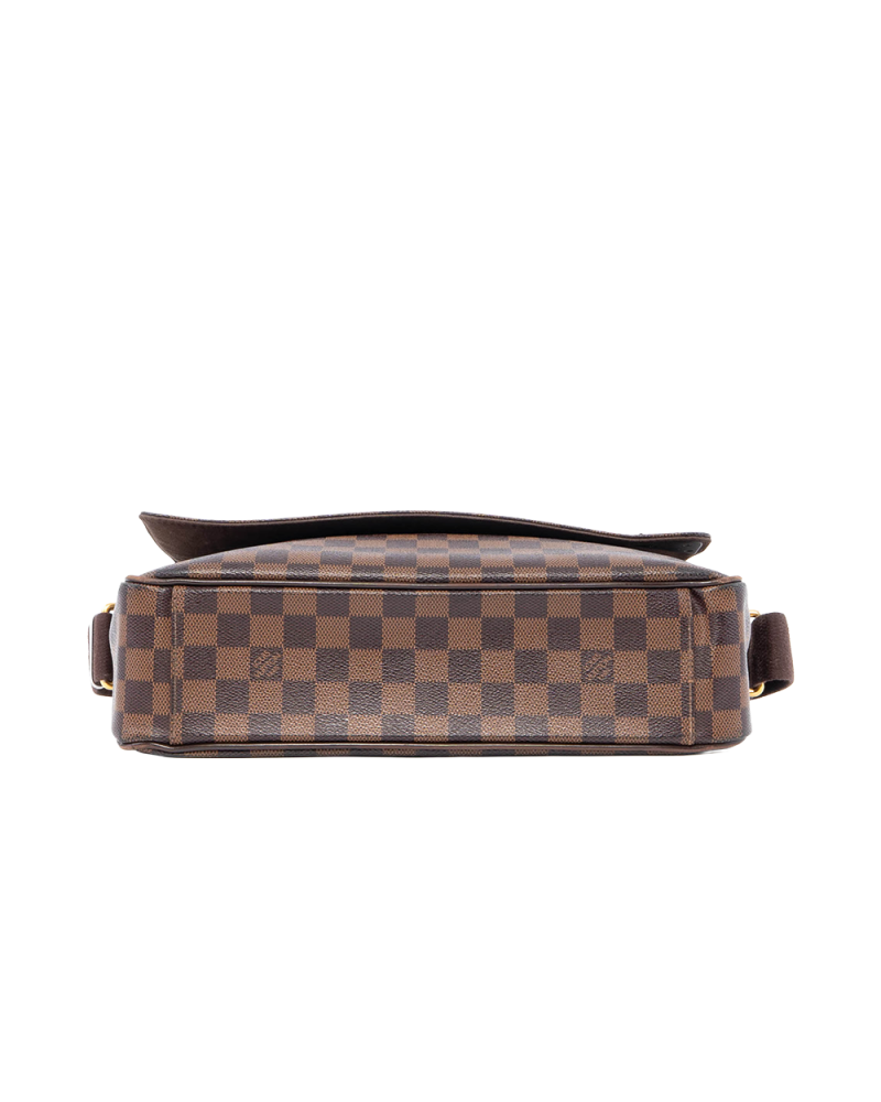 LV SHELTON MESSENGER BROWN DAMIER CANVAS GHW MI3162 0747
