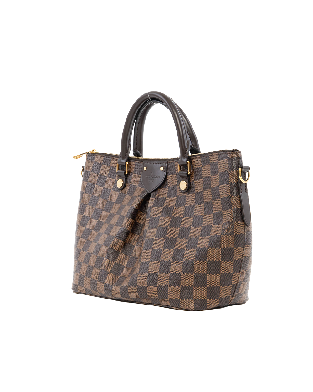 LV SIENA PM BROWN DAMIER CANVAS GHW RI4147 4002
