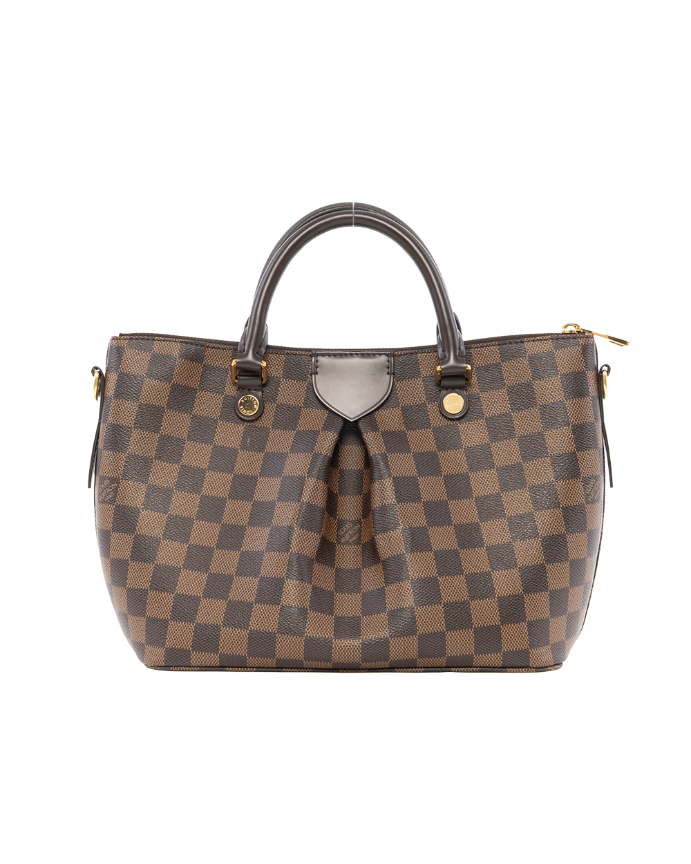 LV SIENA PM BROWN DAMIER CANVAS GHW RI4147 4004