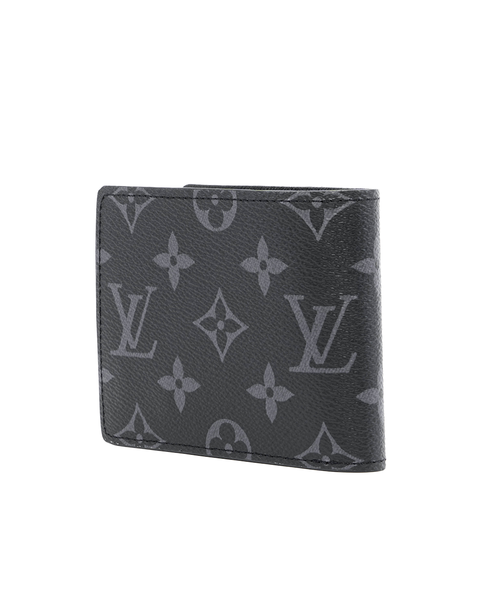 LV SLENDER WALLET SHORT ECLIPSE MONOGRAM CANVAS MICROCHIP 01586
