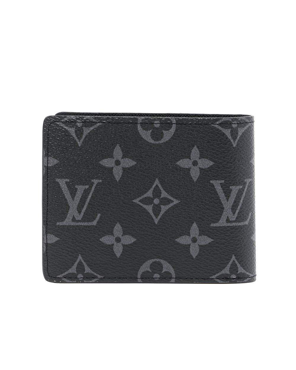 LV SLENDER WALLET SHORT ECLIPSE MONOGRAM CANVAS MICROCHIP 01587