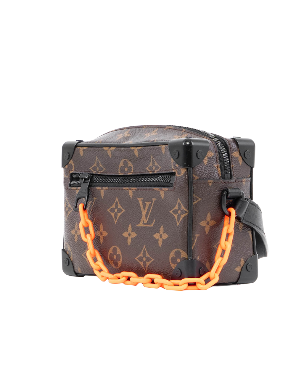 LV SOFT TRUNK MINI BROWN BLACK MONOGRAM CANVAS SHW FL0129 4486