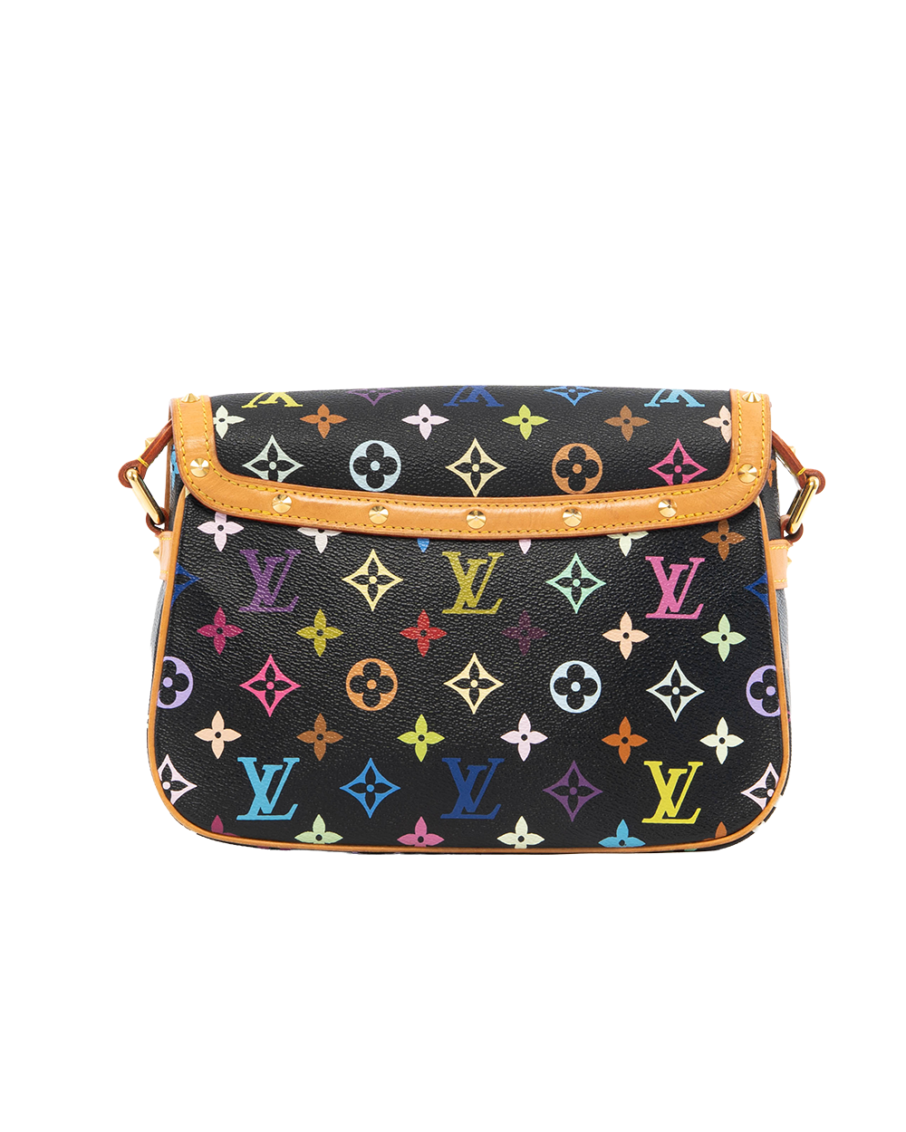LV SOLOGNE MM MULTICOLOR BLACK MONOGRAM CANVAS GHW VI1023 0619