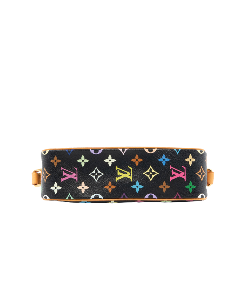 LV SOLOGNE MM MULTICOLOR BLACK MONOGRAM CANVAS GHW VI1023 0620