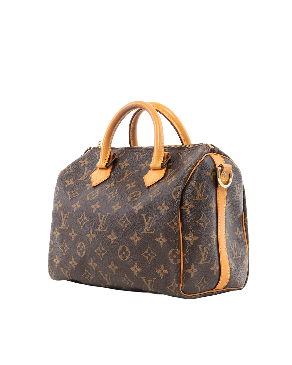 LV SPEEDY 25 BROWN MONOGRAM CANVAS GHW MB3195 3534
