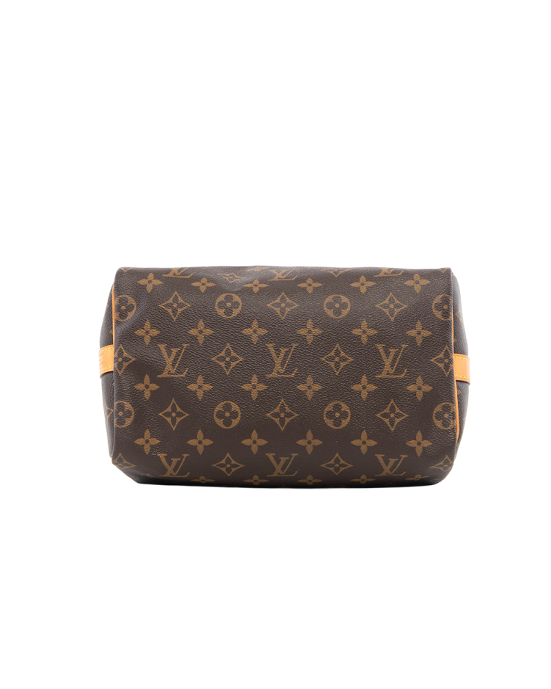LV SPEEDY 25 BROWN MONOGRAM CANVAS GHW MB3195 3537
