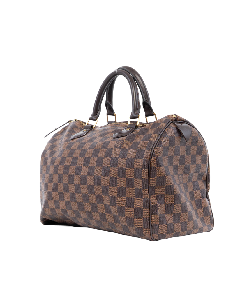 LV SPEEDY 30 BROWN DAMIER CANVAS GHW AA1105 0422