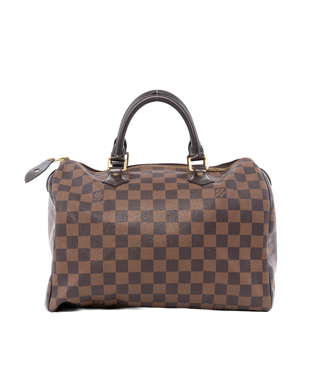 LV SPEEDY 30 BROWN DAMIER CANVAS GHW AA1105 0423