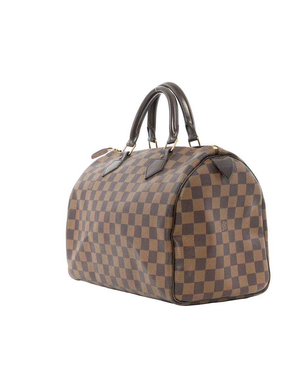 LV SPEEDY 30 BROWN DAMIER CANVAS GHW AA3068 0261