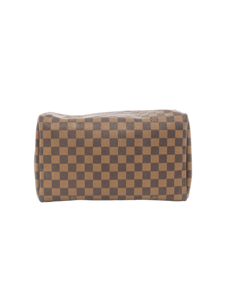 LV SPEEDY 30 BROWN DAMIER CANVAS GHW AA3068 0267