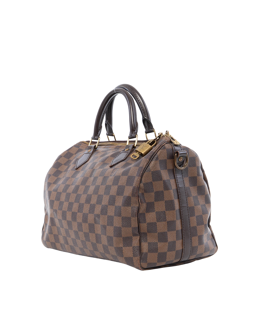 LV SPEEDY 30 BROWN DAMIER CANVAS GHW 0104