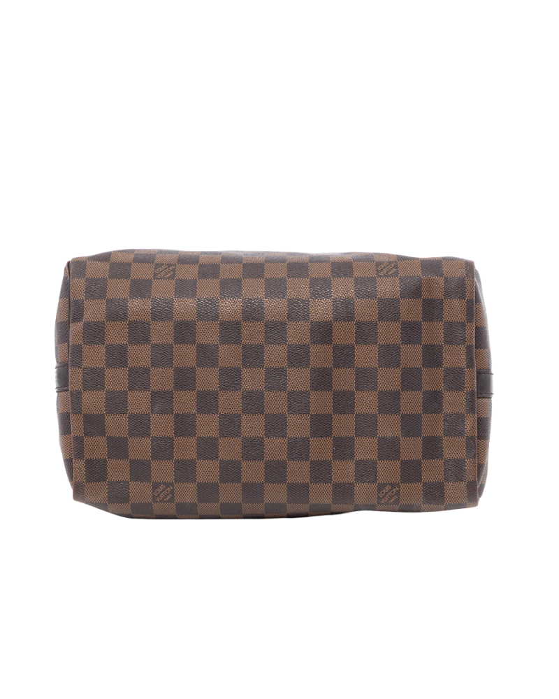 LV SPEEDY 30 BROWN DAMIER CANVAS GHW 0110