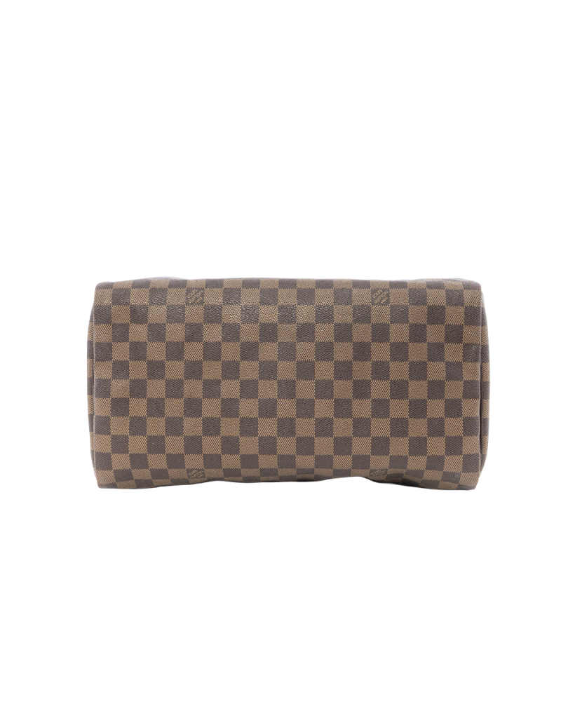 LV SPEEDY 35 BROWN DAMIER CANVAS GHW SP1112 6200