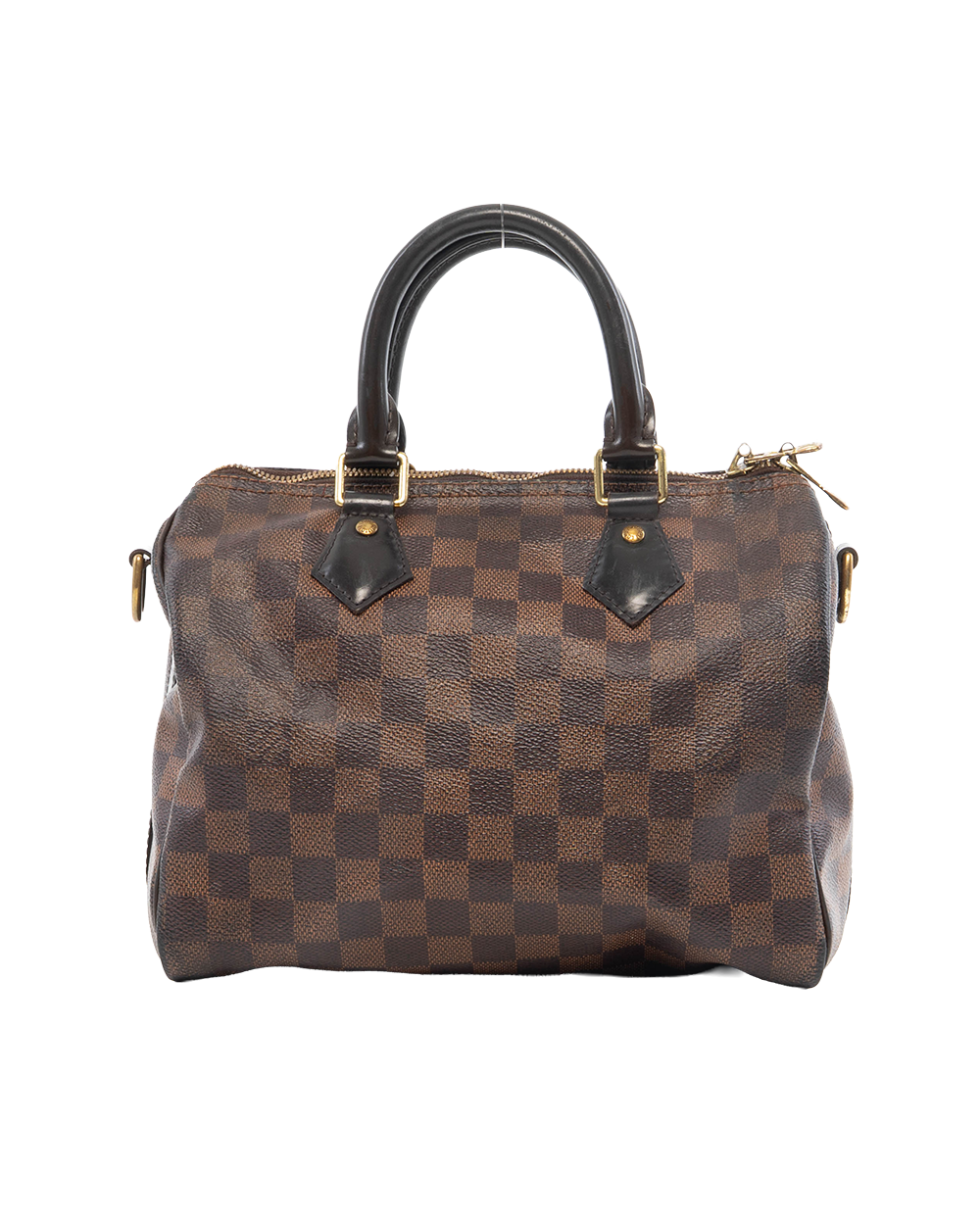 LV SPEEDY BAND 25 BROWN DAMIER CANVAS GHW CT1195 8604