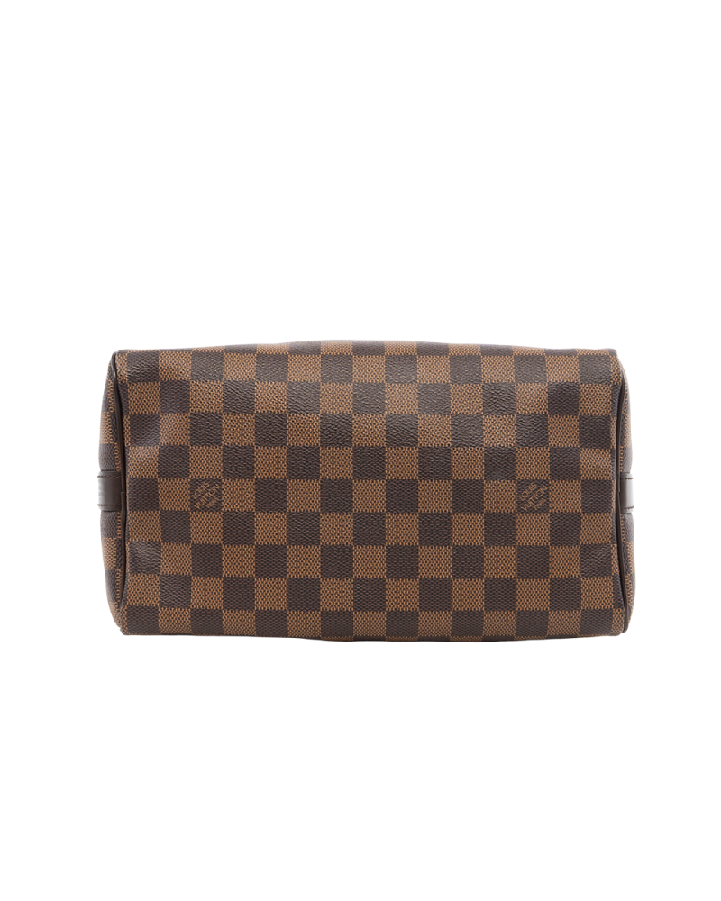 LV SPEEDY BAND 25 BROWN DAMIER CANVAS GHW CT3177 7497
