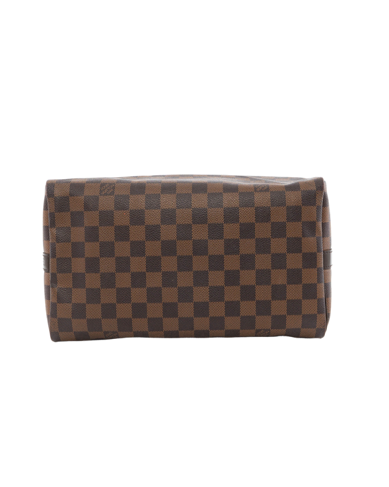 LV SPEEDY BAND 30 BROWN DAMIER CANVAS GHW CT0164 4939