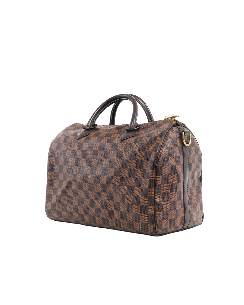 LV SPEEDY BAND 30 BROWN DAMIER CANVAS GHW MB0167 5282
