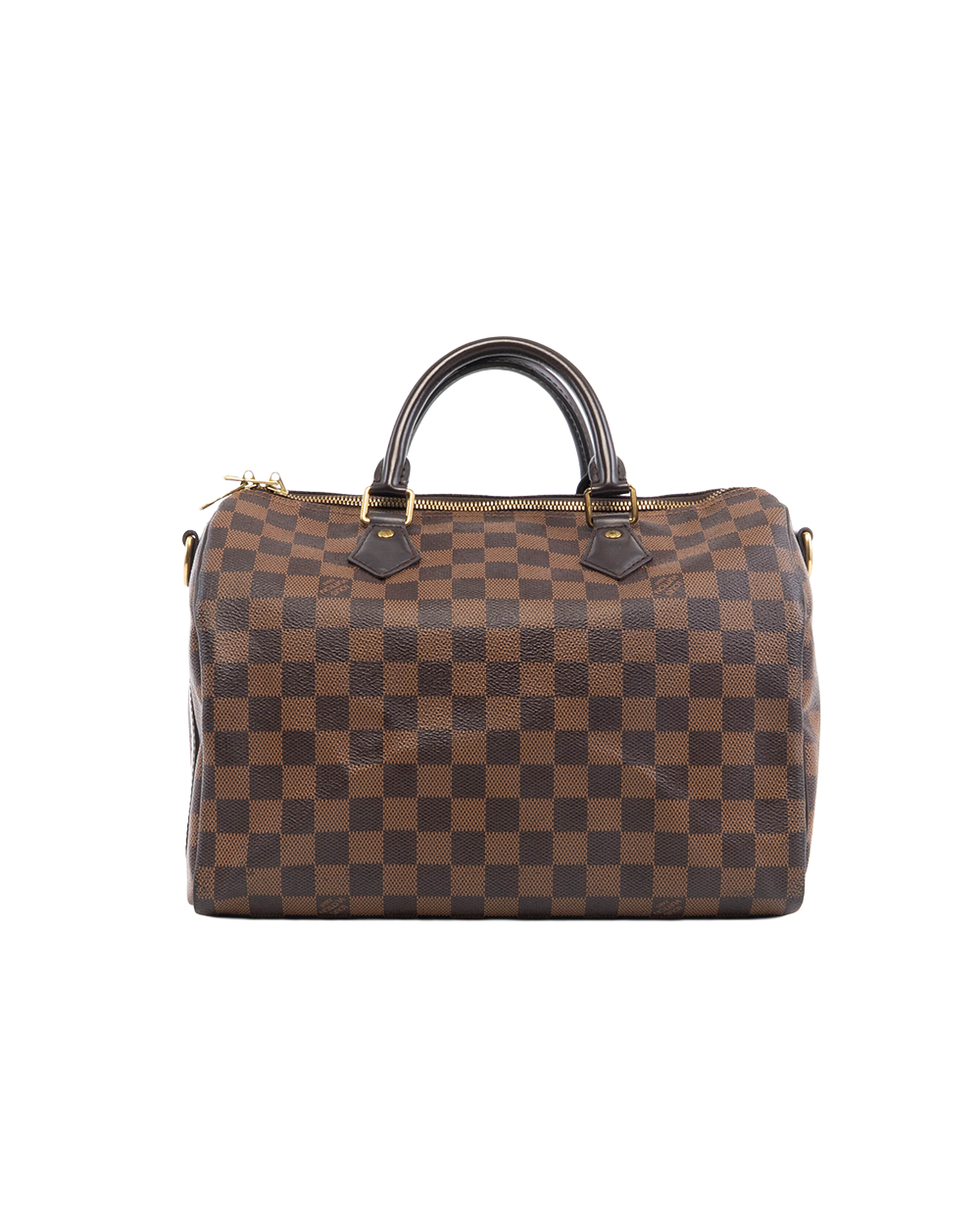 LV SPEEDY BAND 30 BROWN DAMIER CANVAS GHW MB0167 5284