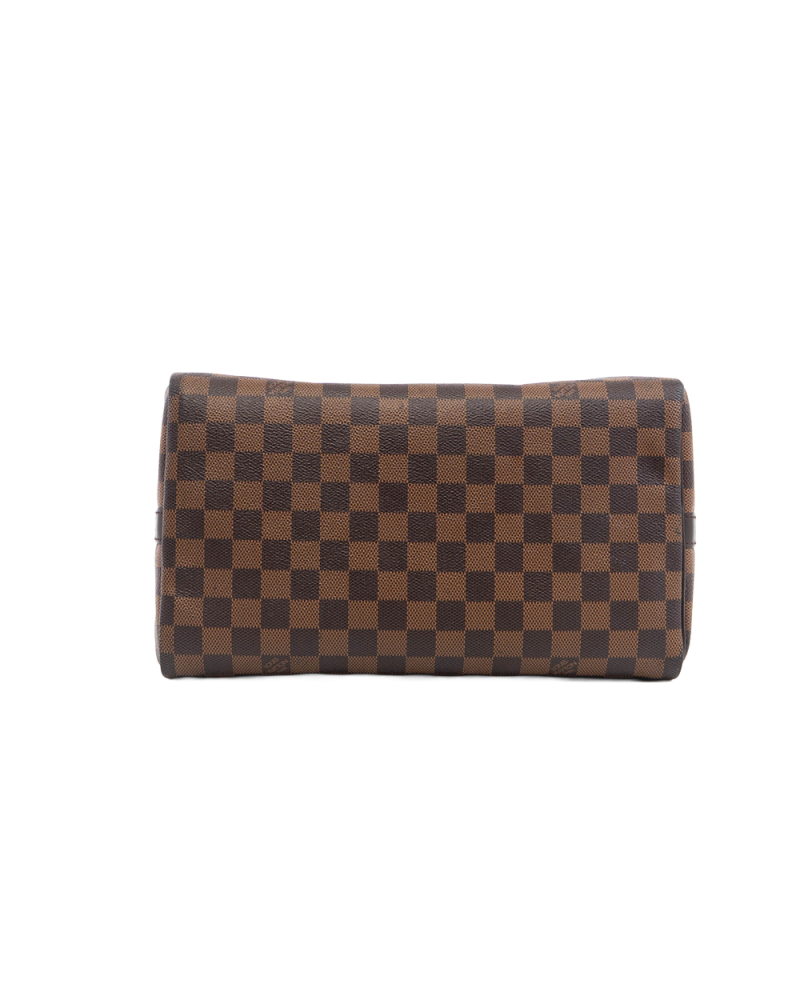 LV SPEEDY BAND 30 BROWN DAMIER CANVAS GHW MB0167 5285