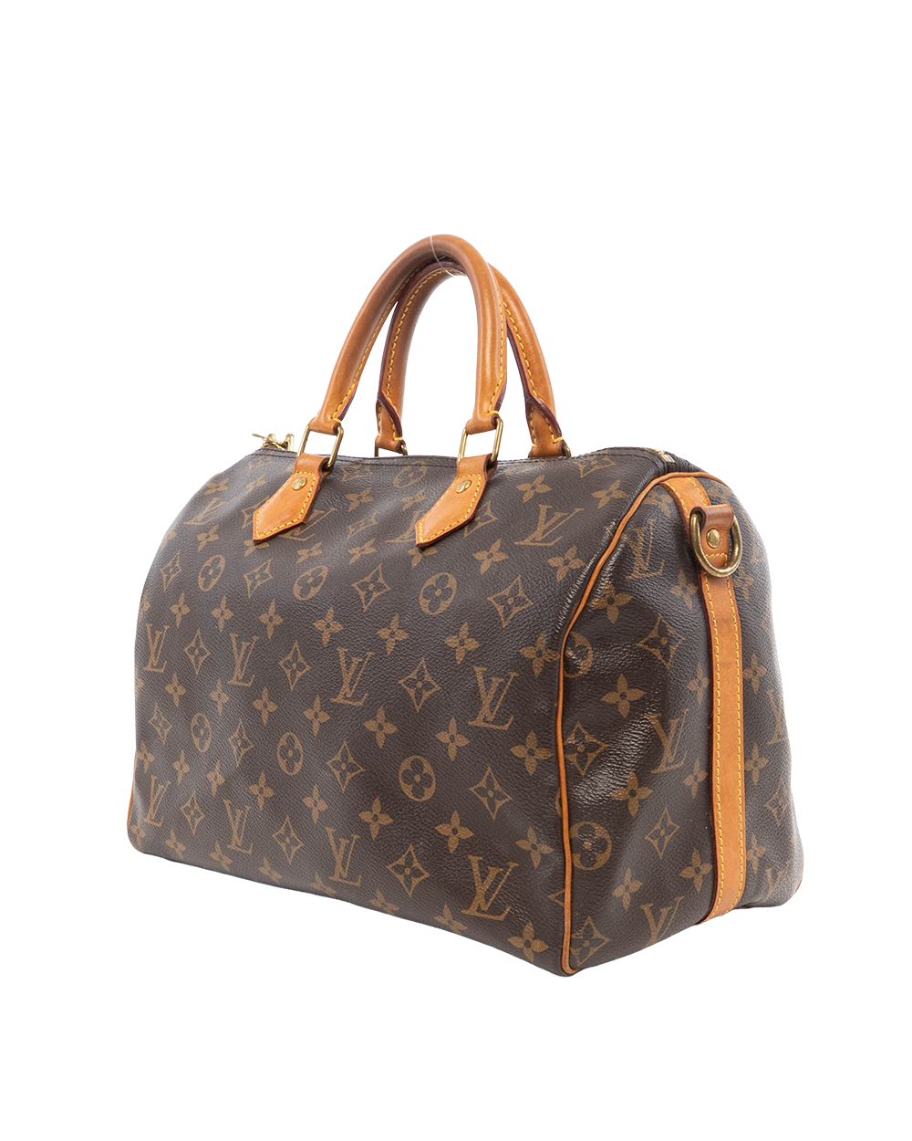 LV SPEEDY BAND 30 BROWN MONOGRAM CANVAS GHW CT1139 8760
