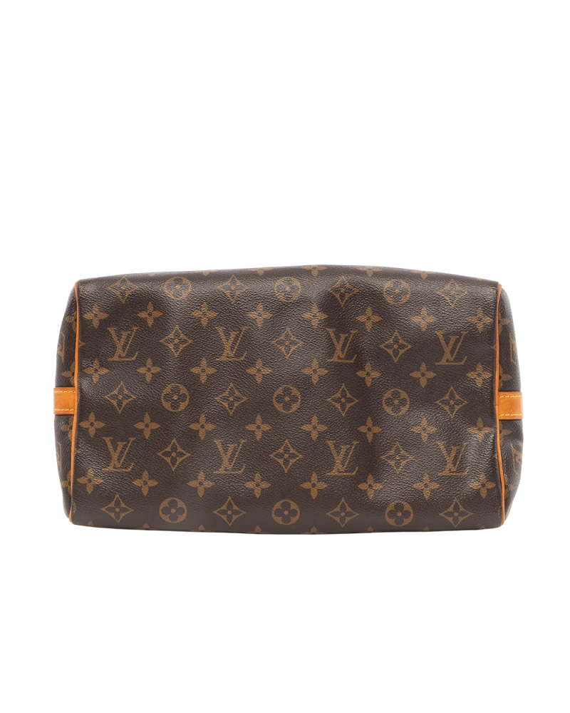 LV SPEEDY BAND 30 BROWN MONOGRAM CANVAS GHW CT1139 8766