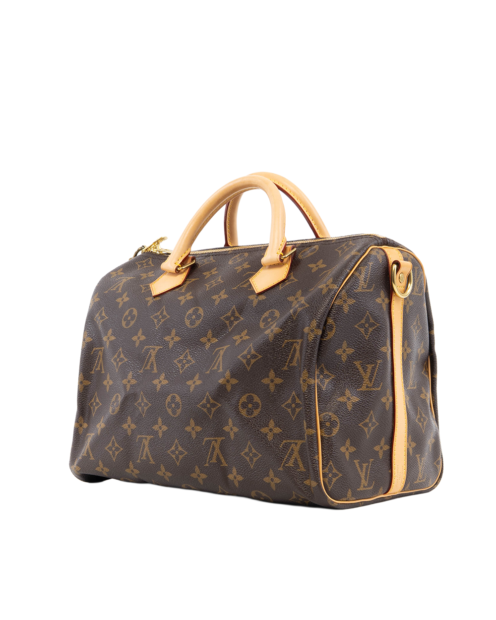 LV SPEEDY BAND 30 BROWN MONOGRAM CANVAS GHW SP2193 5298