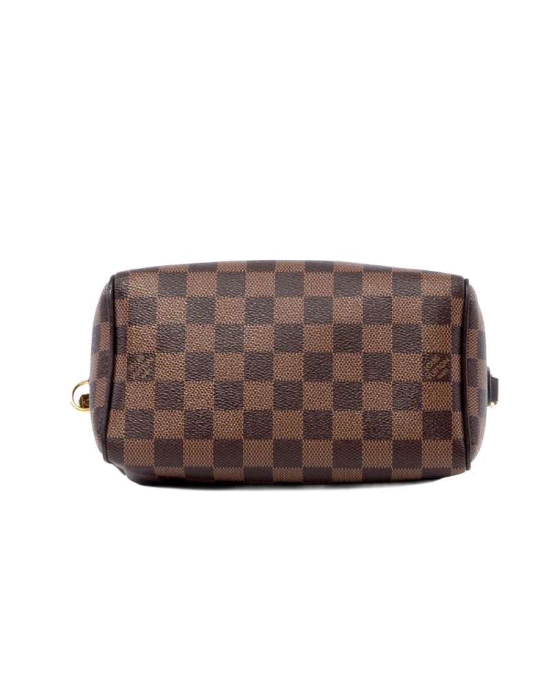 LV SPEEDY BANDOULIERE 20 BROWN DAMIER CANVAS GHW MICROCHI 05608