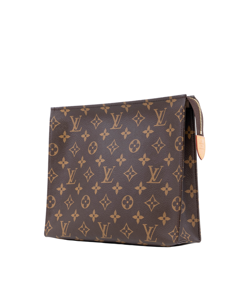 LV TOILETRY POUCH BROWN MONOGRAM CANVAS GHW UB3210 04257