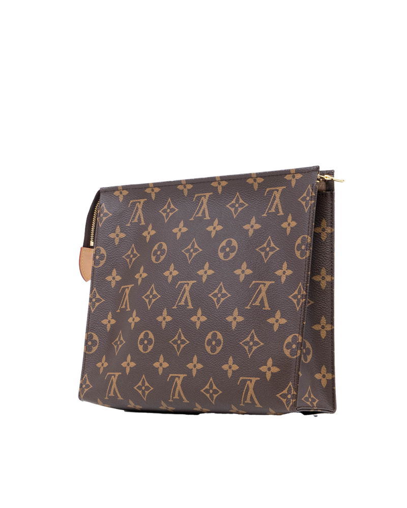 LV TOILETRY POUCH BROWN MONOGRAM CANVAS GHW UB3210 04258