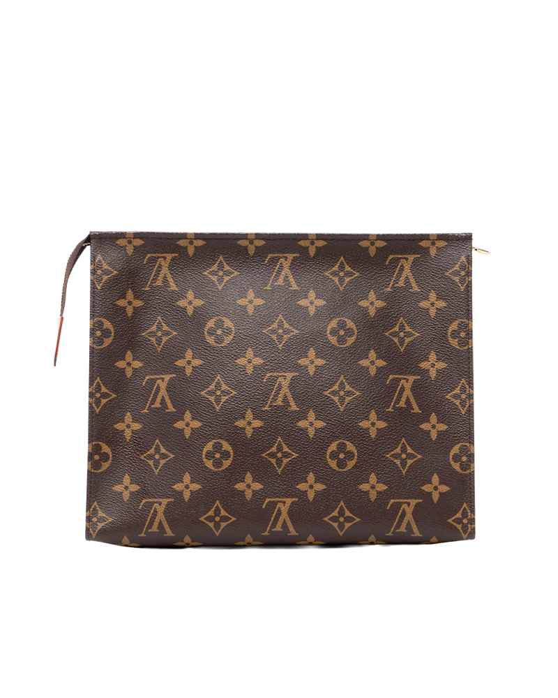 LV TOILETRY POUCH BROWN MONOGRAM CANVAS GHW UB3210 04259
