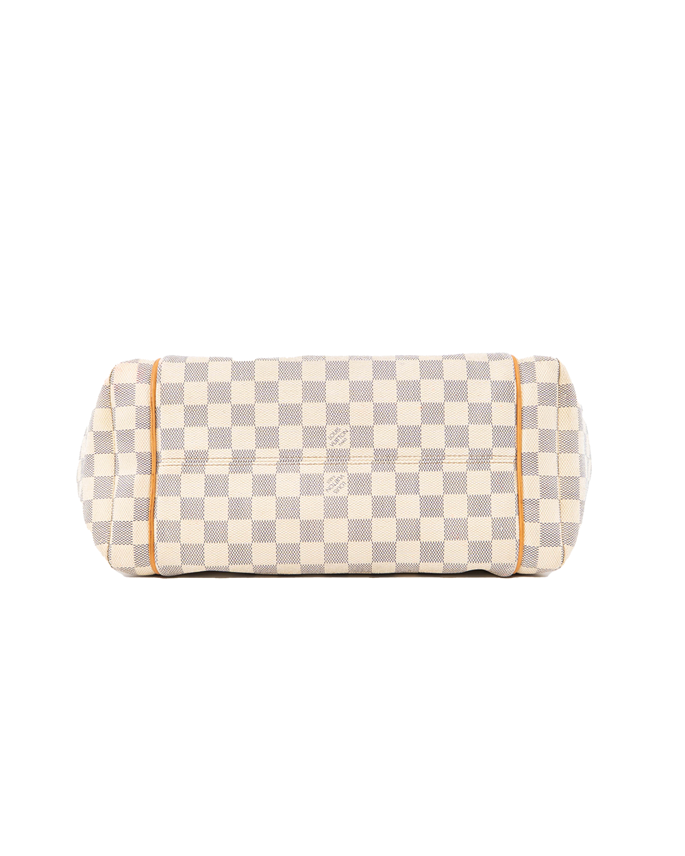 LV TOTALLY MM WHITE AZUR DAMIER CANVAS GHW AR0190 0160