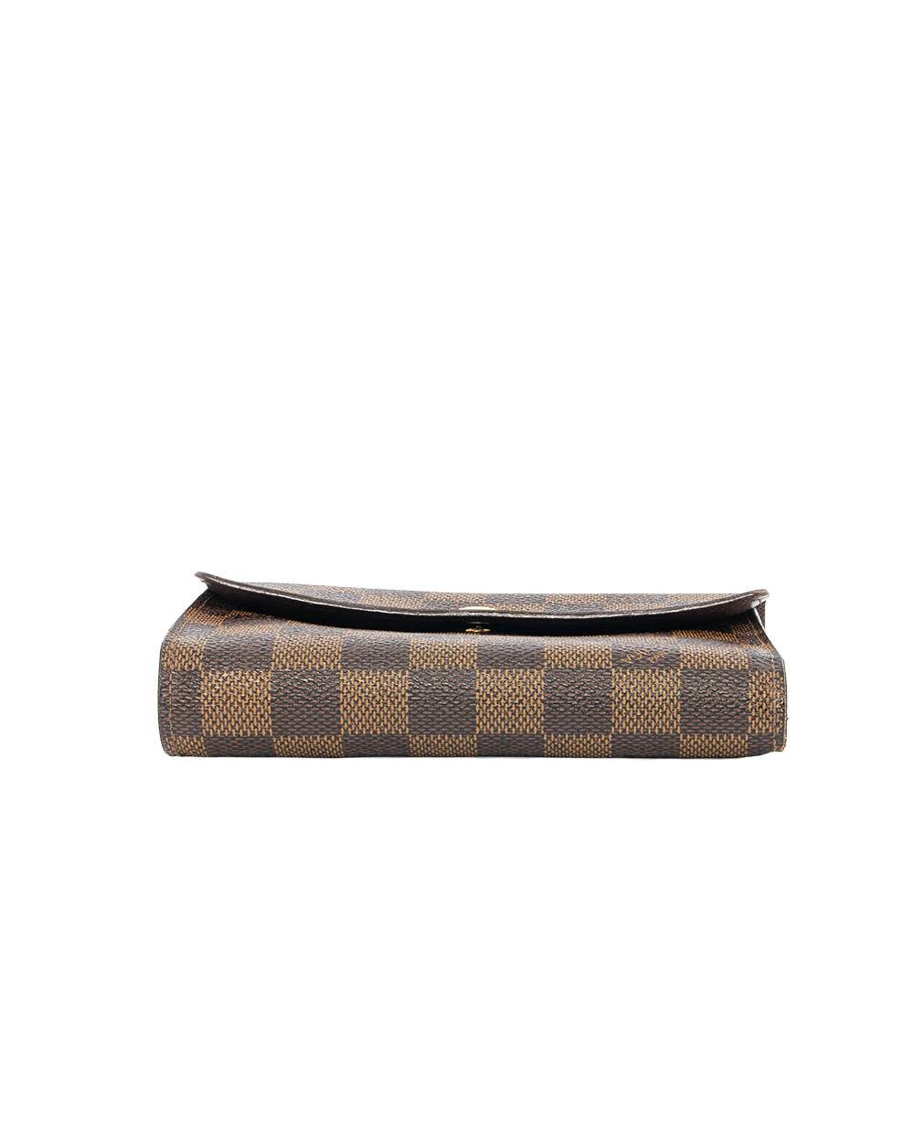 LV TRI FOLD WALLET MEDIUM BROWN DAMIER CANVAS GHW SP3057 0421