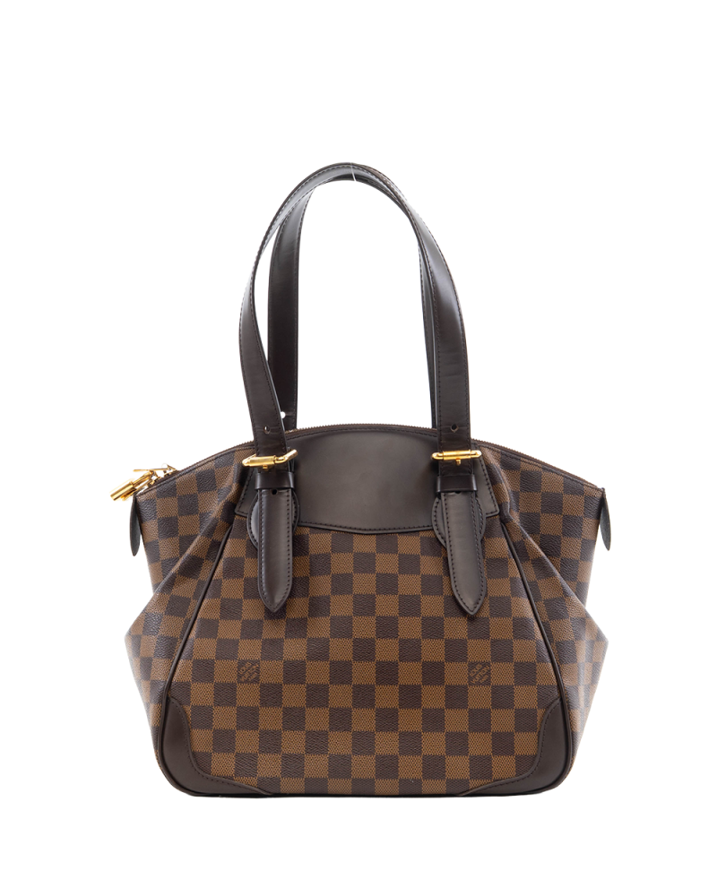 LV VERONA MM BROWN DAMIER CANVAS GHW V10191 7430