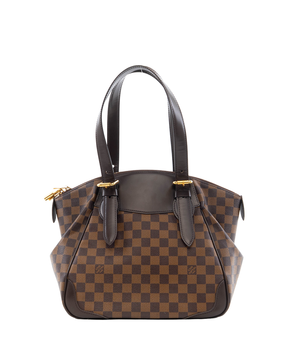 LV VERONA MM BROWN DAMIER CANVAS GHW V10191 7430