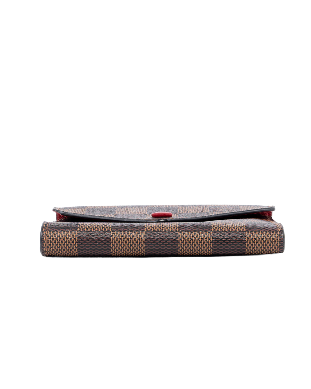 LV VICTORINE WALLET SHORT BROWN RED DAMIER CANVAS GHW MI3179 03624