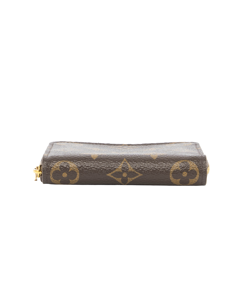LV ZIPPING WALLET SHORT BROWN MONOGRAM CANVAS GHW RA5210 5147