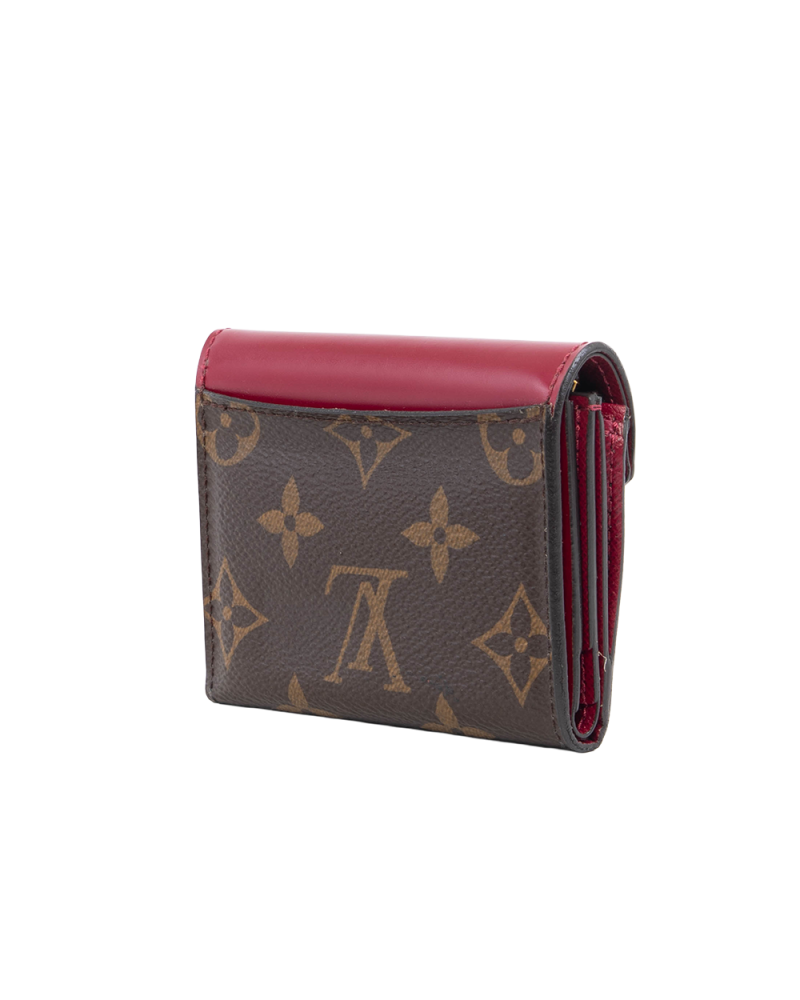 LV ZOE SHORT BROWN BURGANDY MONOGRAM CANVAS GHW MI0211 5418