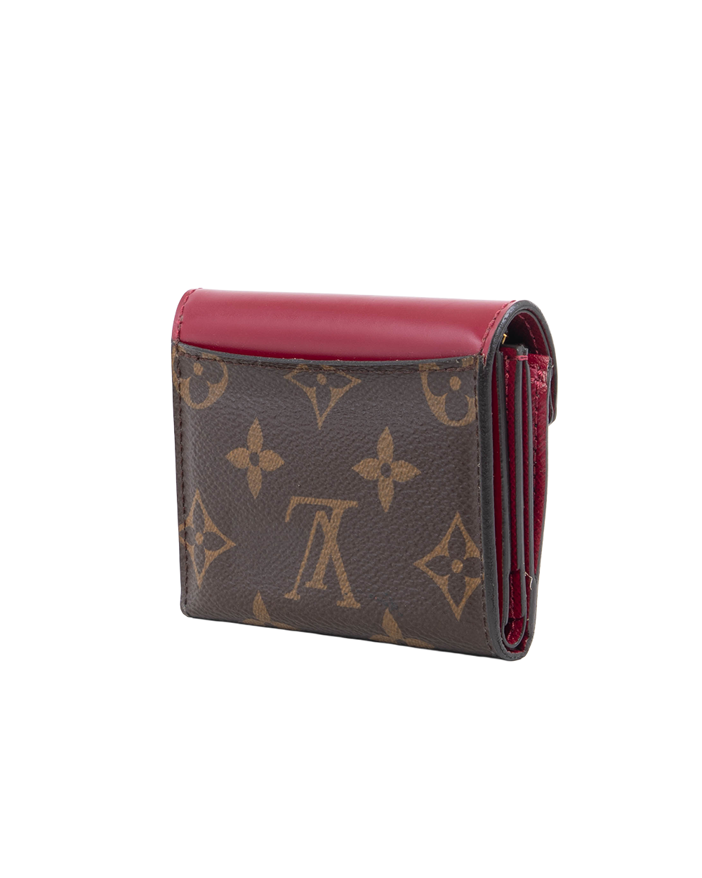 LV ZOE SHORT BROWN BURGANDY MONOGRAM CANVAS GHW MI0211 5418