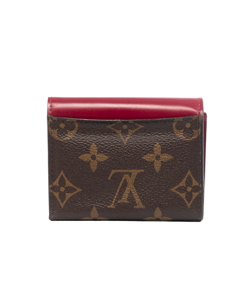 LV ZOE SHORT BROWN BURGANDY MONOGRAM CANVAS GHW MI0211 5419