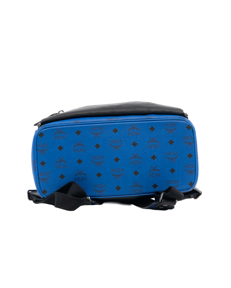 MCM BACKPACK ROCKSTUD LARGE BLUE BLACK SHW MMK5AXL69LM001 6918