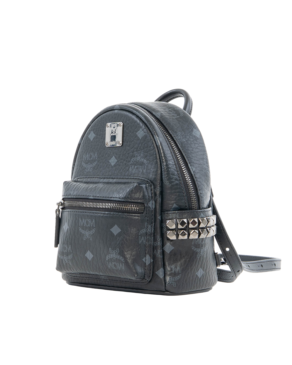 MCM BACKPACK ROCKSTUD MINI BLACK CALF BHW MMK AAVE13 BK001 7120